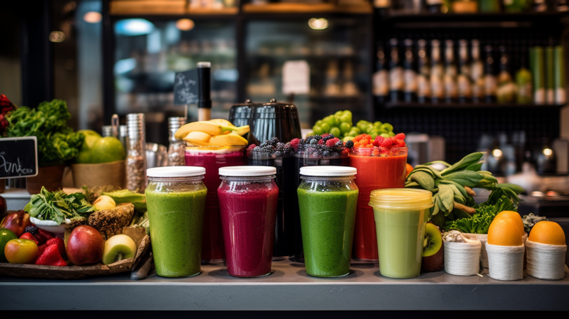 Smoothie bar display